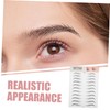 Mikinona 5pcs Black Eyebrow Stickers for Women Easy Application Temporary