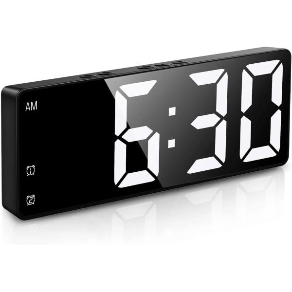 Clock Digital Alarm Clock, [Newest] LED Alarm Clock, Large Display