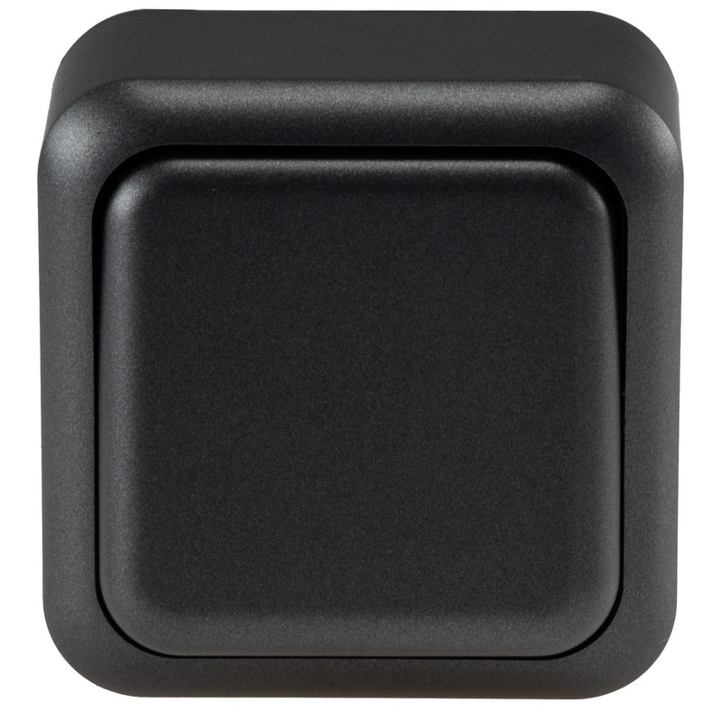 ChiliTec Fasko Series Surface-Mounted Switch 1-Way Toggle Switch Anthracite