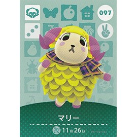 Animal Mori amiibo Card Vol. 1 Marie 097 (Normal)