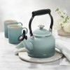 Le Creuset Enamel on Steel Demi Tea Kettle with Gold
