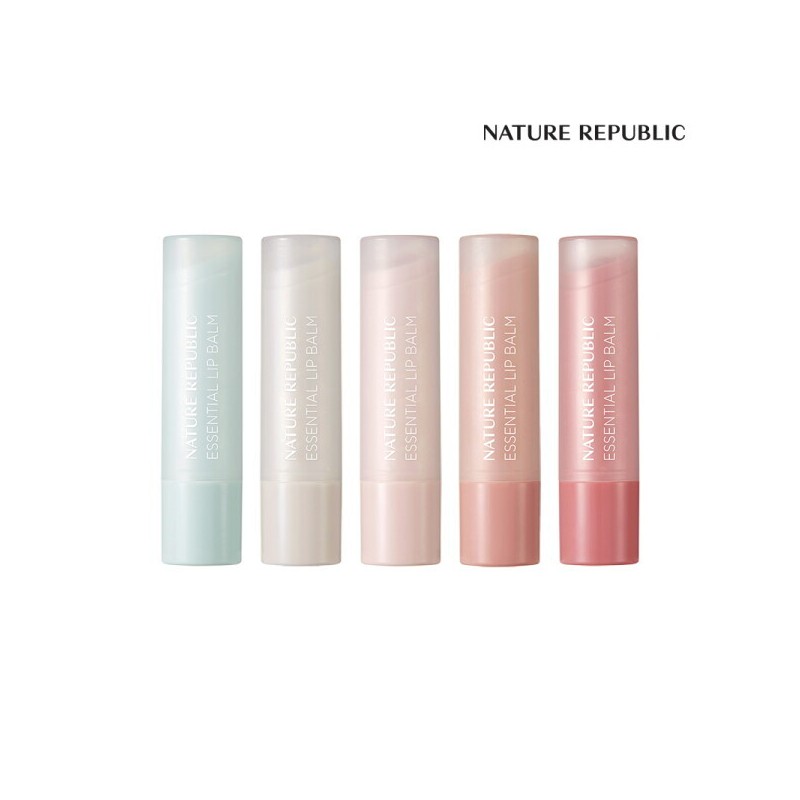 Nature Republic 네이처리퍼블릭 1+1 에센셜 립밤 (5종 택 1) Nature