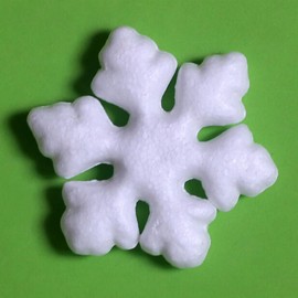 Ciieeo Pack of 10 Polystyrene Snowflakes Snowflake Shapes Foam Snowflakes for Crafts Christmas Tree Decoration White Foam Snowflakes for