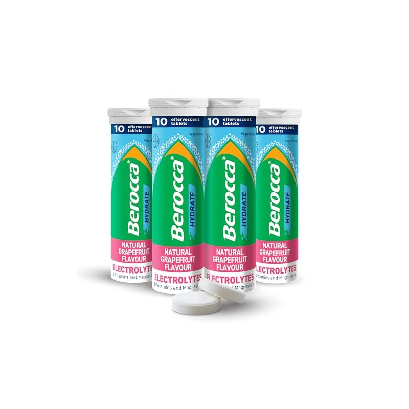 Berocca Hydrate - Electrolytes for Fast Hydration & B Vitamins,