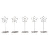 20PCS Desk Memo Clips Table Number Holder Star Shape Metal
