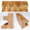 Wooden organizer (4 compartments, 3 tiers) Coffee supplies storage Car
