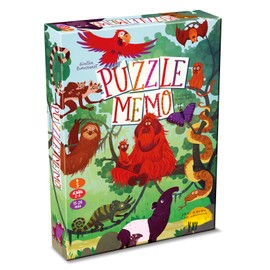 Drei Hasen in der Abendsonne GmbH 029 Puzzle Memo Children's / Family Game, Multi-Colour, 31.5 x 22.5 x 4.5 cm