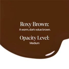 Perma Blend - Roxy Brown - Microblading Ink for Permanent Eyeliner - Professional Tattoo Ink - Brown Tattoo Ink Makeup - Vegan (0.5 oz)