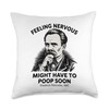 Feeling Nervous Might Have To Poop Soon, Nietzsche Quote Throw
