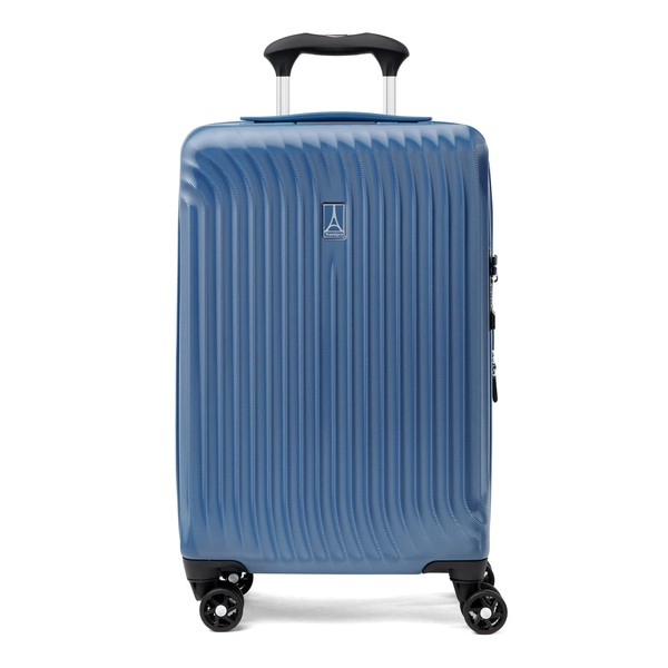 Travelpro Maxlite Air Hardside Expandable Luggage, 8 Spinner Wheels, Lightweight Hard Shell Polycarbonate, Ensign Blue, Carry-On 21-Inch