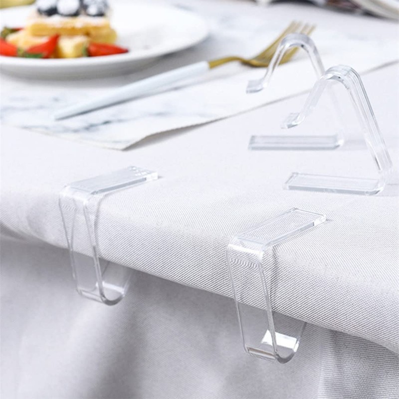 YIXINLYMY Table Cloth Stop, Fixing Table Cloth Clips, Set of