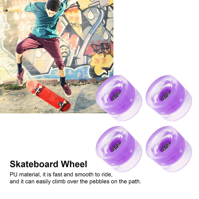 78A 60x45mm HighElastic Skateboard Flash Wheel PU Filling for Longboard
