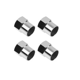 4 x Silver Valve Caps