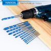 Hakkin 12 Pcs Masonry Drill Bits Set, 3mm - 12mm
