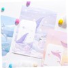 MAGICLULU 4sets Fresh Style Illustrated Letter Writing Paper Stationery Set