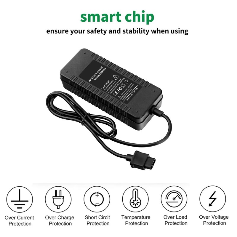 Cazxooy Battery Charger Compatible with NIU KQi1, KQi1 Pro and