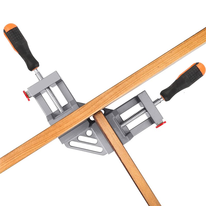 HOIGON 2 Pack Double Handle Corner Clamp, 90 Degree Right