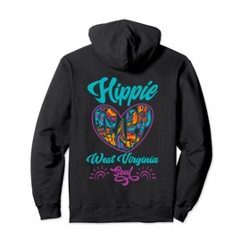 Gypsy Costume Woman Outfit Hippie Heart West Virginia Soul Pullover Hoodie