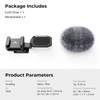 SMALLRIG Cold Shoe Adapter with Furry Windscreen for Sony ZV-1