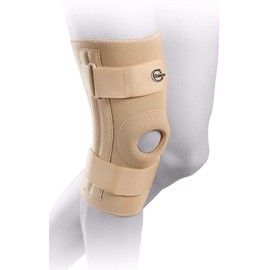 Solace Care Knee Stabiliser Support - Neoprene Open Patella Brace - For Cartliage Collateral Knee Ligament Meniscus Tear ACL Injuries Sports Skiing Snowboarding - Improved Stability (XXL - 46-50 cm)