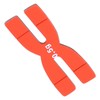 POWERTI 5pcs 0.5g Tennis Badminton Racket Weight Balance Strips Silicone