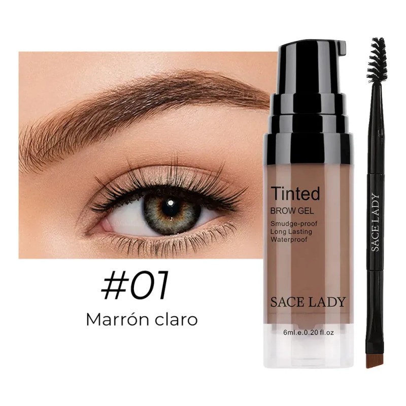 Sace Lady Gel Para Cejas Tinte Larga Duración 24h y