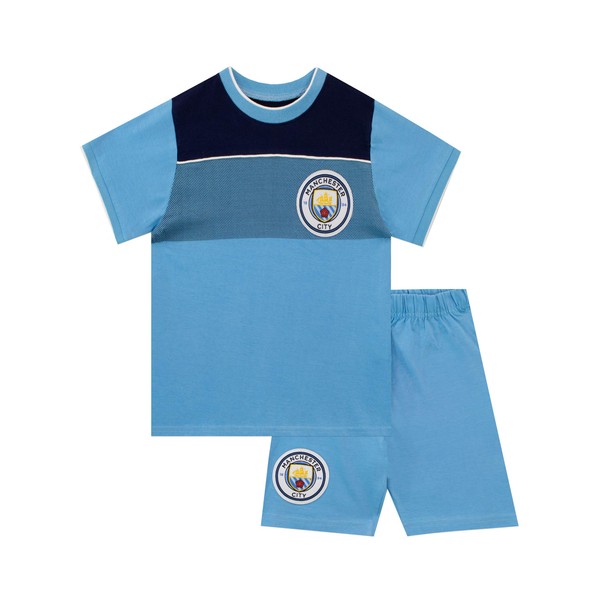 Manchester City FC Boys' Pyjamas Set, Blue