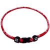 Sport Ropes Single Titanium Necklace (Red, 18")