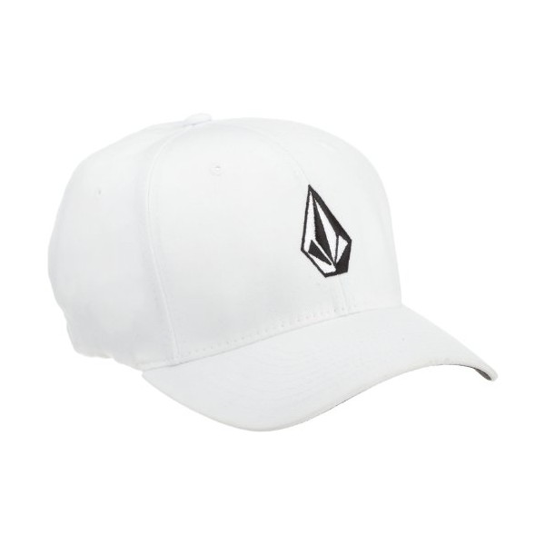 Volcom Men's Full Stone Xfit Hat, White,Large/X-Large