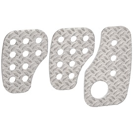 OMP - Knurled Sand-Blasted Aluminum Pedals (Set of 3) (OA0-1050)