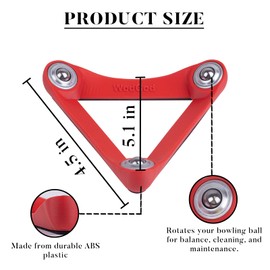 Rotating Bowling Ball Cup Display Stand,Bowling Ball Spinner Holder with Ball Bearing Holder,Suitable for All Ball Types,Durable & Easy to Use