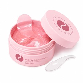 PDRN Eye Patches, Under Eye Gel Patches, Retinal Hydrogel Mask - Collagen Pads for Puffy Eyes, Dark Circles, Fine Lines, Pink Under Eye Masks, Hydrating Skincare for Women, 60 Pcs