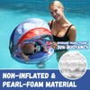 Mambobaby Baby Swim Float with Canopy Non-Inflatable Infant Pool Float