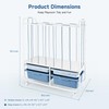 Toy Storage Organizer with 4 Drawers, Large Capacity Stuffed Animal