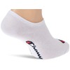 Champion Unisex Casual Socks (Pack of 6), White