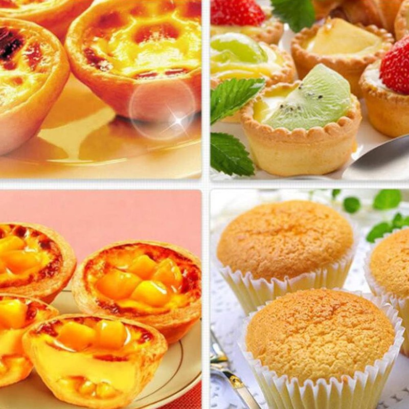Yardwe Muffin Pan 4 Cup, 1PC Air Fryer Small Oven