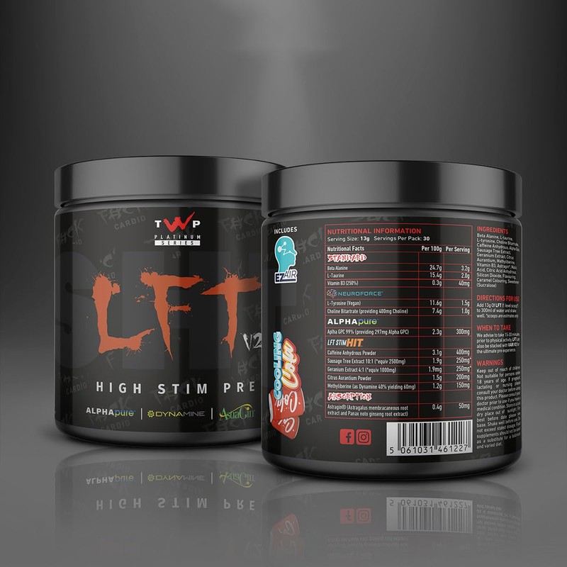 TWP Nutrition Platinum Series LFT V2, High Stim Strong Pre