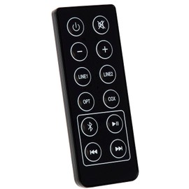 Allimity RC10E Replacement IR Remote Control Compatible with Edifier Powered Bluetooth Bookshelf Speakers R1280DB R1855DB R1280DBs R1280T R1580MB