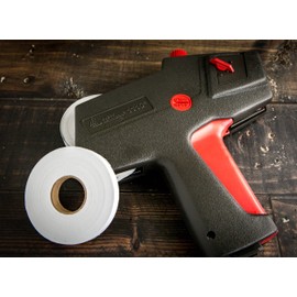 JIO Monarch 1110 Pricing Gun Kit – Semi-Automatic Label Tagging Gun with 8,500 Price Labels & Preloaded Ink Roller – 1-Line Labeler for Retail, Grocery, Shop & Warehouse Use