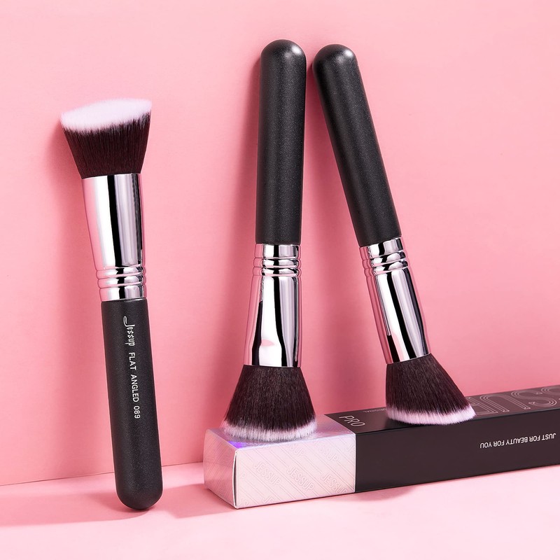 Jessup Rouge Makeup Brush Beauty Cosmetic Tool Flat Angled Liquid