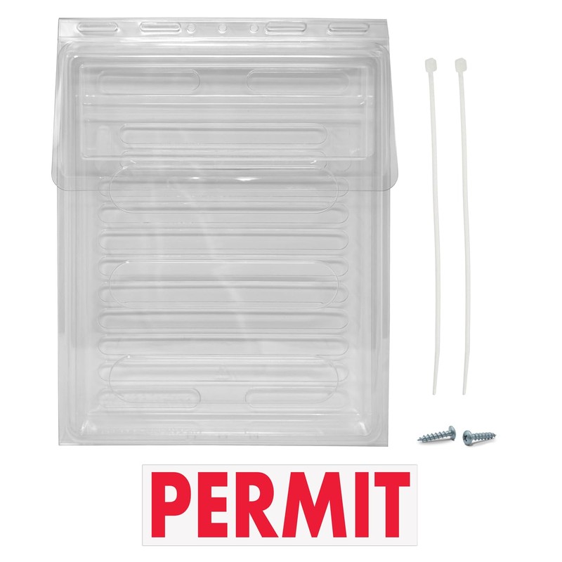 Mediz Outdoor Permit Brochure Box - Easy to Use Take