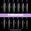 Cycullinyt 240Pcs Square Soft Gel Nail Tips, Long Square Nails,