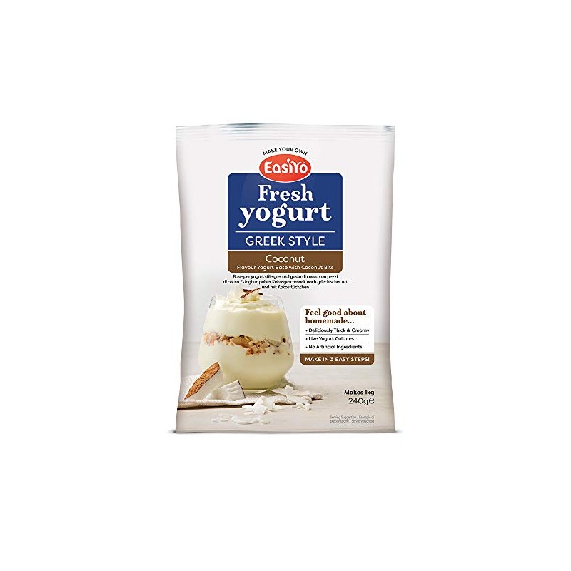 Easiyo Greek & Coconut Premium Yoghurt Mix 240g