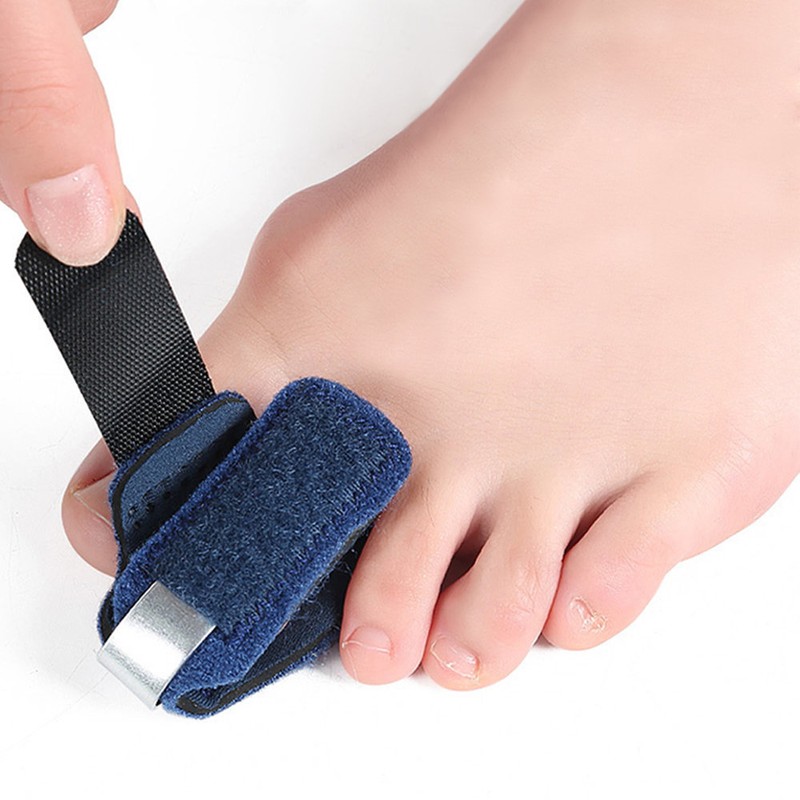 Articulated toe protector, foot support, big toe fixation band orthosis,