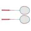 Badminton Racket Lightweight Portable Iron Alloy Frame Double Badminton Racquets