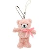 KANARU L5870832 Koopy Bear Lanyard Key Chain, Salmon Pink