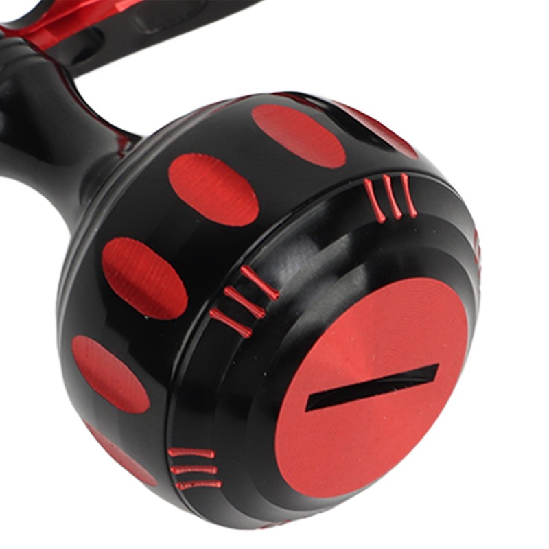 Fishing Reel Handle Aluminum Alloy Prevent Slip Ergonomic Replacement Baitcasting