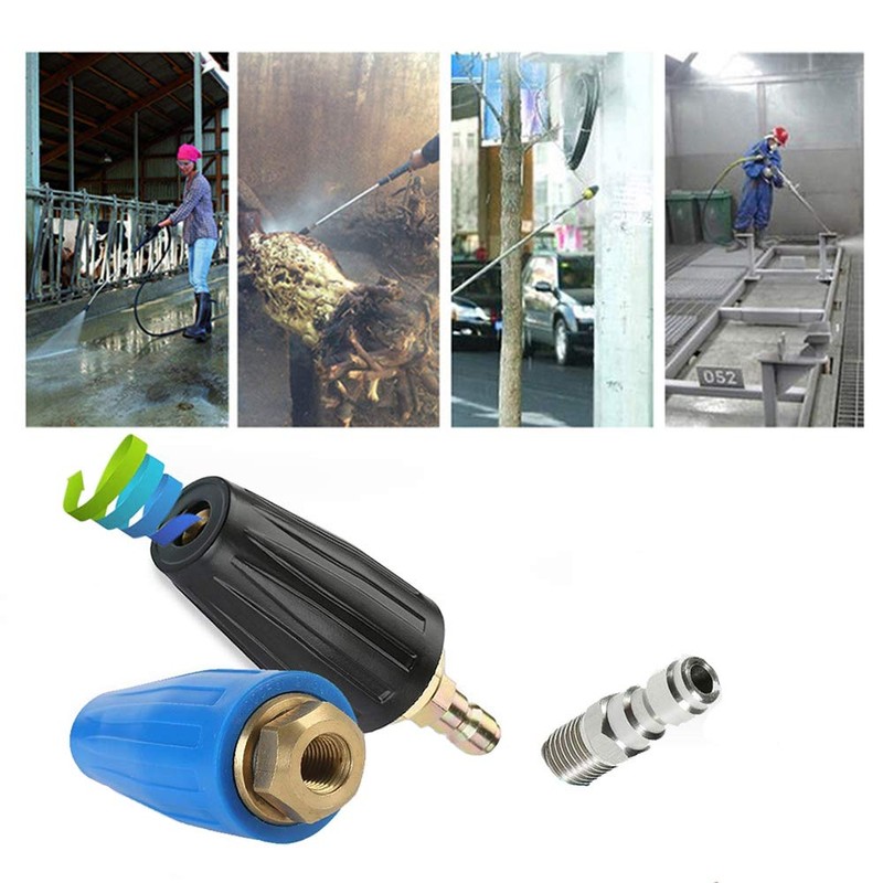 Pressure Washer Tips,Sunydog Turbo Nozzle 4000psi Max Rotating Pressure Washer
