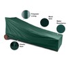 Covermates Classic Double Chaise Lounge Cover – Weather-Resistant Vinyl Outdoor