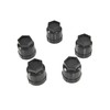 1985-1996 Corvette Wheel Lug Nut Cap Black Plastic Set of